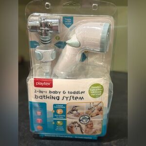 Playtex Baby & Toddler Bathing System with Blue Accents
